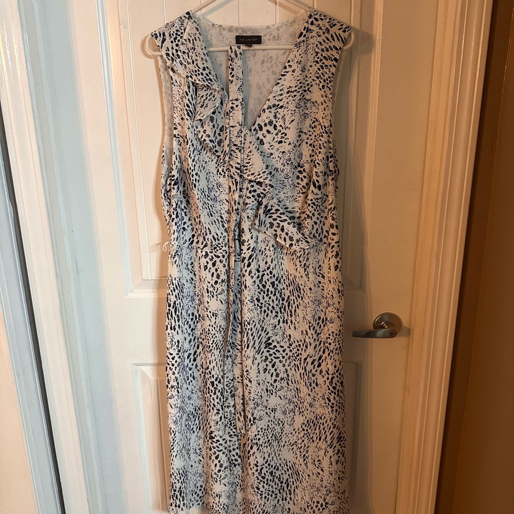 The Limited Navy and White dress size 20W